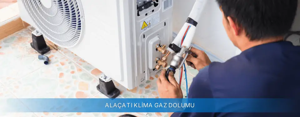 Alaçatı İlçemi Alarko Carrier Klima Gaz Dolumu